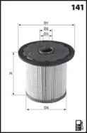 LUCAS FILTERS lfde115 -  Топливный фильтр
